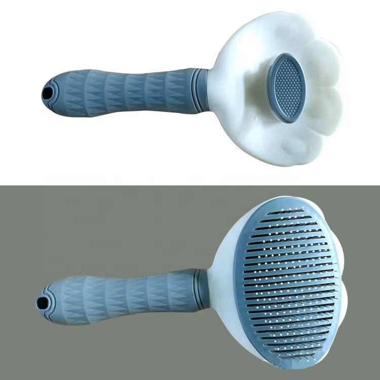 Self-Cleaning Pet Grooming Brush - Effortlessly Remove Loose Fur from Dogs & Cats